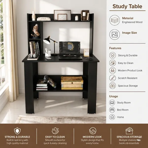 Spydercraft_Modern_Daisy_Study_Table|_Color:_Black