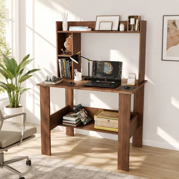 Spydercraft_Modern_Daisy_Study_Table|_Color:_Columbian_Walnut