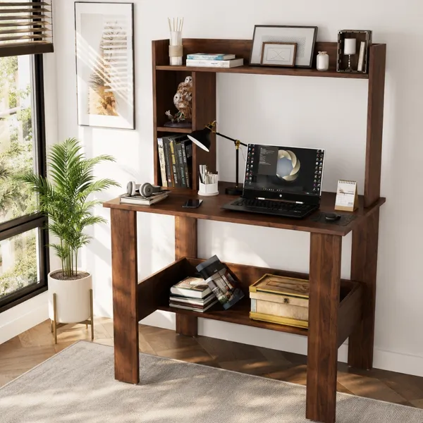 Spydercraft_Modern_Daisy_Study_Table|_Color:_Columbian_Walnut