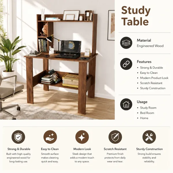 Spydercraft_Modern_Daisy_Study_Table|_Color:_Columbian_Walnut