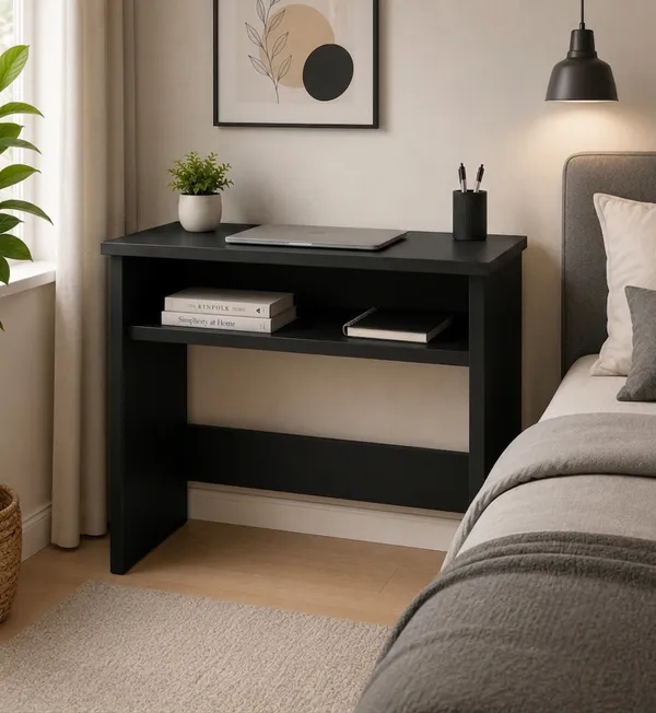 Spydercraft_NOVA_Study_Table_|_Black_Finish_|_Modern_Wooden_Study_Desk_for_Home_&_Office_|_Computer_Table_with_Storage_Shelf_|_DIY_Assembly