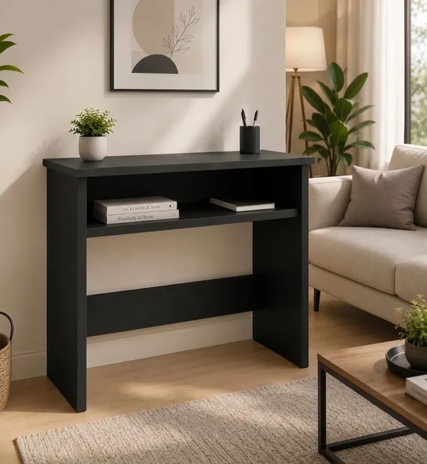 Spydercraft_NOVA_Study_Table_|_Black_Finish_|_Modern_Wooden_Study_Desk_for_Home_&_Office_|_Computer_Table_with_Storage_Shelf_|_DIY_Assembly