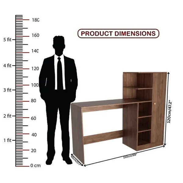 Spydercraft_Columbian_Walnut_Engineered_Wood_Dyna_Study_Table_With_Storage_Shelves_Modern_Multipurpose_Desk_With_Compact_Design