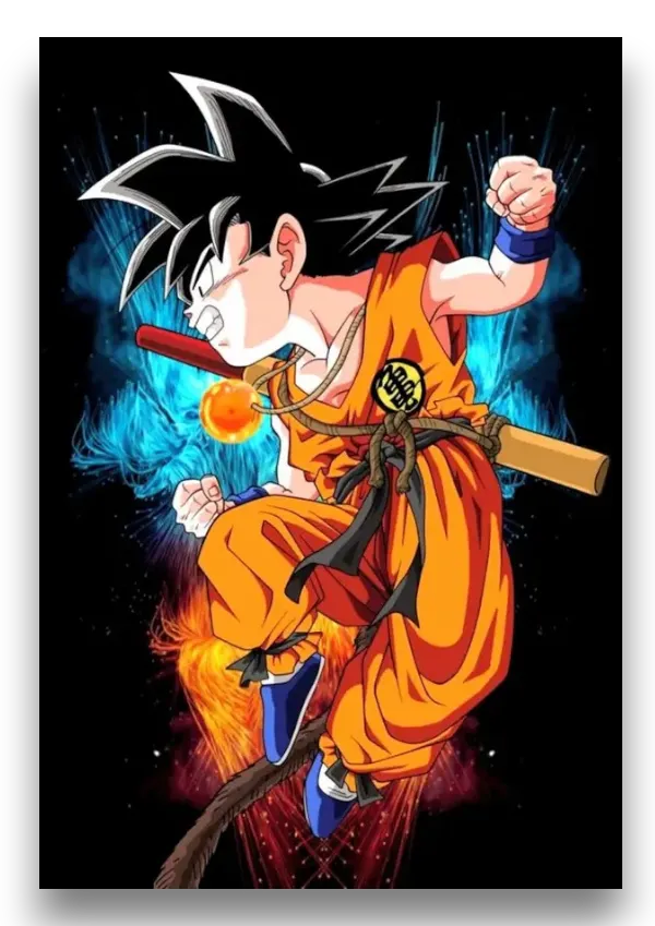 Kid_Goku_Matte_Paper_Anime_Poster_-_Pack_Of_7