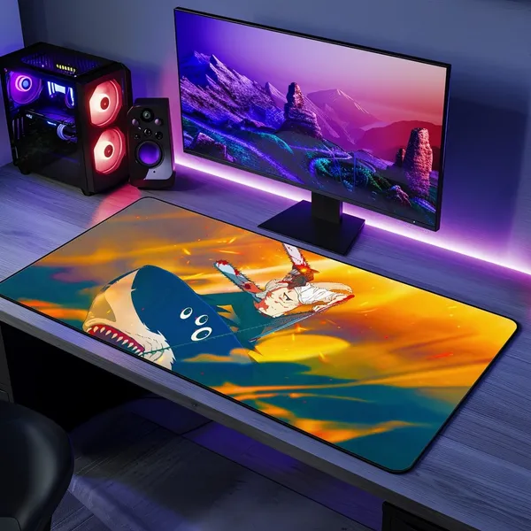 Rubber_Anime_Shark_Ride_Chaos_Print_Desk_Mat