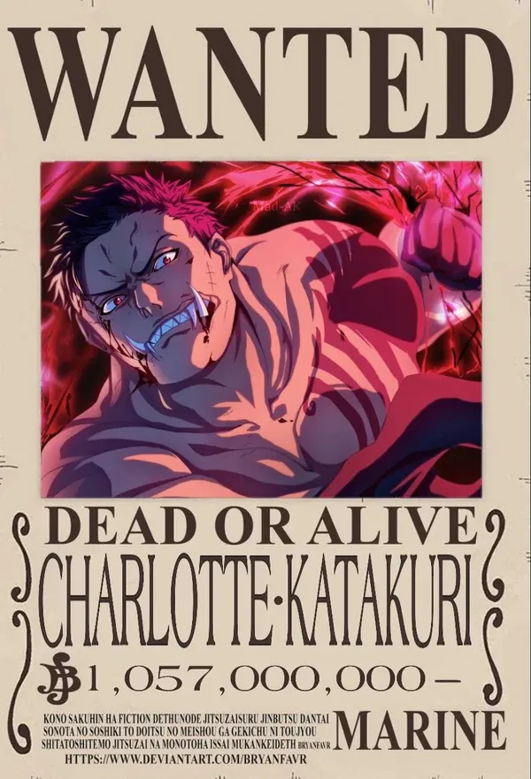 Katakuri_Wanted_Poster_Anime_Wall_Art_Glossy_Paper_-_Pack_Of_7