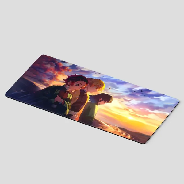 Rubber_Anime_Sunset_Trio_Print_Deskmat
