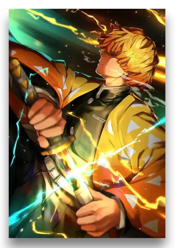 Thunder_Classic_Matte_Paper_Anime_Poster_-_Pack_Of_7