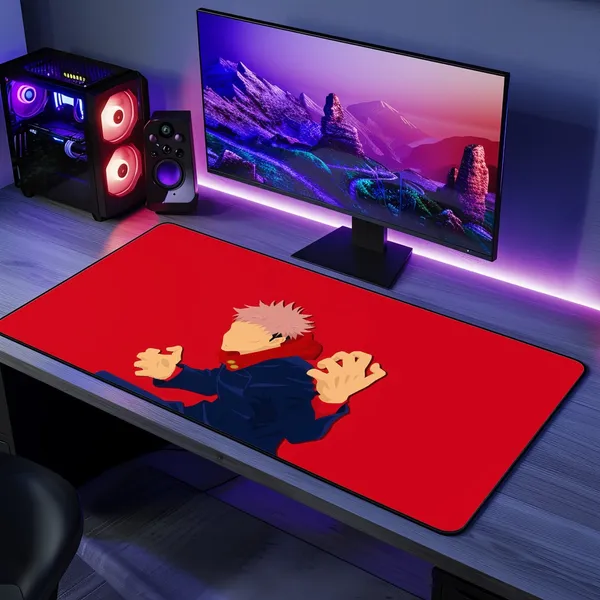 Rubber_Anime_Yuji_Itadori_Minimal_Print_Deskmat