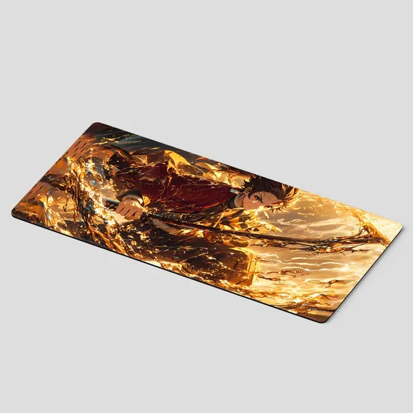 Lycra_Anime_Tanjiro_Action_Multicolor_Deskmat