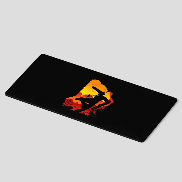 Lycra_Anime_Silhouette_Chainsaw_Man_Desk_Mat