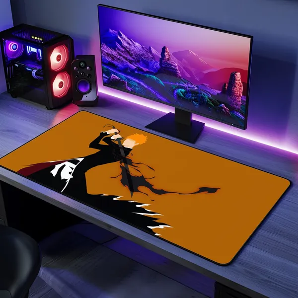 Lycra_Anime_Minimal_Ichigo_Kurosaki_Desk_Mat