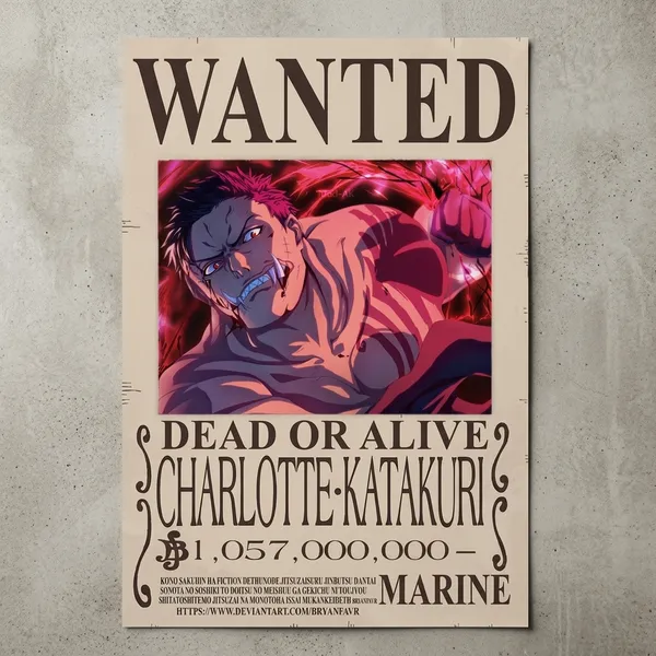 Katakuri_Wanted_Poster_Anime_Wall_Art_Glossy_Paper_-_Pack_Of_7