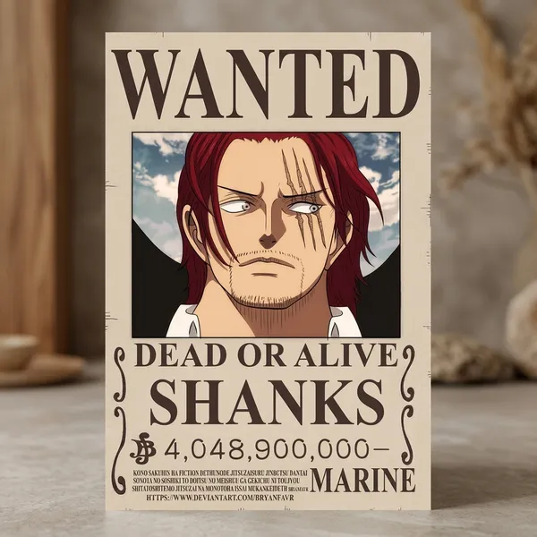 Shanks_Wanted_Anime_Matte_Paper_Poster_-_Pack_Of_7