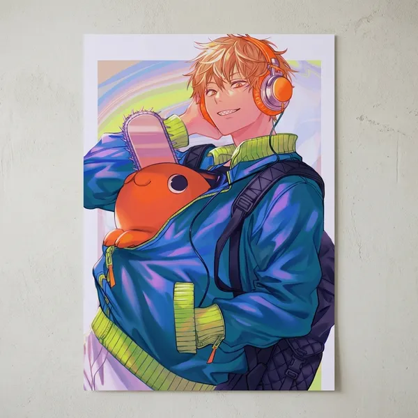 Pochita_Anime_Poster_Matte_Paper_-_Pack_Of_7