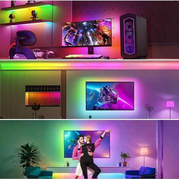 5V_5Meter_Pixel_LED_Strip_LightWS2812B_IC_RGB_5050SMD_ECO_Individual_Addressable_LED_Strip_Light,_16.4FT_300LED_60LED/m_Flexible_Full_Color_IP30_DC5V_Black_PCB_for_DIY_Project_(No_Power_Adapter_or_Controller)