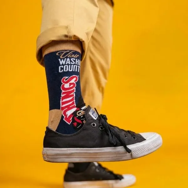Navy_Blue_Cotton_Novelty_Printed_Crew_Socks_For_Women