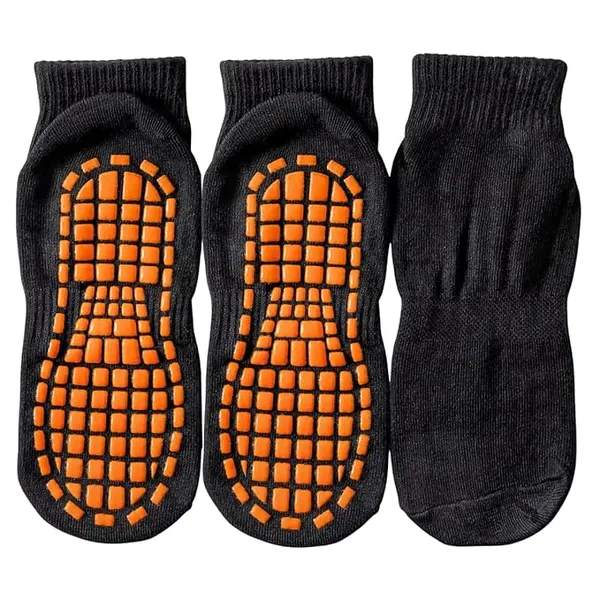 Black_Non-Slip_Grip_Socks_With_Orange_Traction_Pads