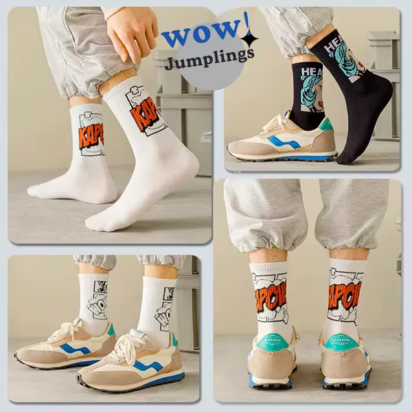 Pop_Culture_Crew_Aesthetic_Streetwear_Socks_-_Pack_of_4_|_Premium_Cotton_Crew_Socks