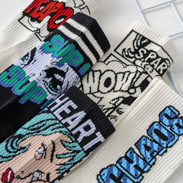 Pop_Culture_Crew_Aesthetic_Streetwear_Socks_-_Pack_of_4_|_Premium_Cotton_Crew_Socks