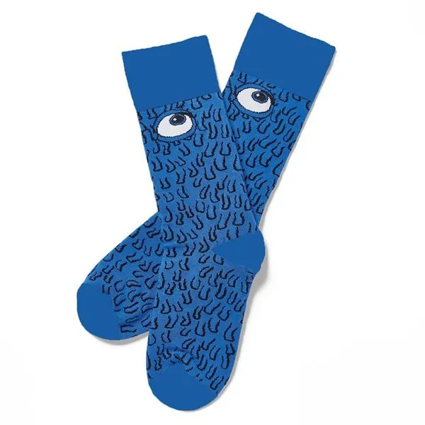 Blue_Cotton_Monster_Eye_Novelty_Crew_Socks