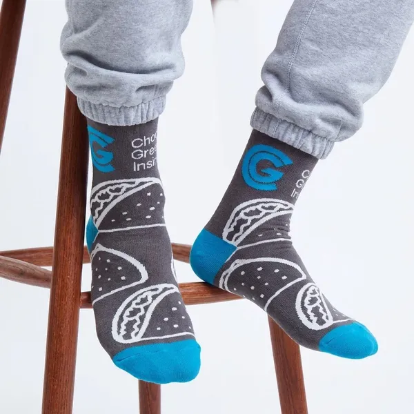 Grey_And_Blue_Burger_Print_Crew_Length_Socks