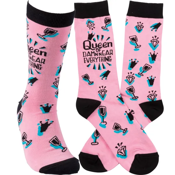 Queen_Of_Damn_Near_Everything_Socks