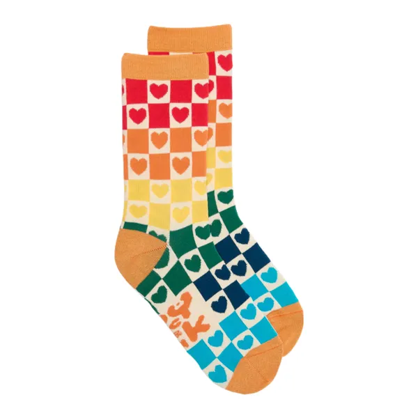 Heart_&_Checkered_Pattern_Crew_Socks_Unisex