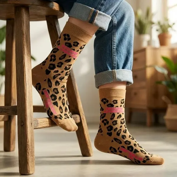 Beige_Leopard_Print_Crew_Socks_With_Pink_Stripes