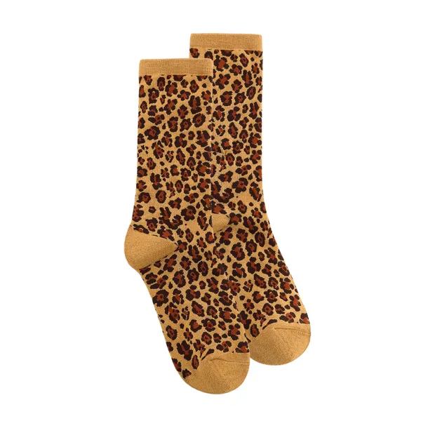 Beige_Leopard_Print_Crew_Socks_With_Pink_Stripes