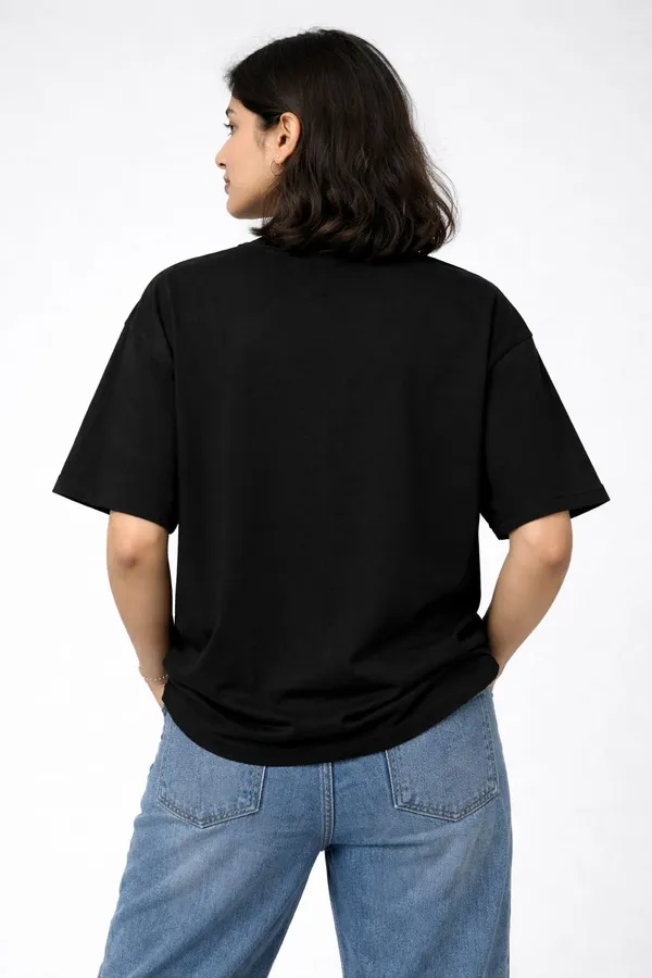 Black_Cotton_Oversized_Graphic_Print_T-Shirt_For_Women