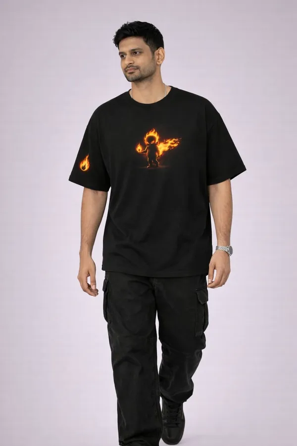 Black_Cotton_Oversized_Graphic_Print_T-Shirt_For_Men
