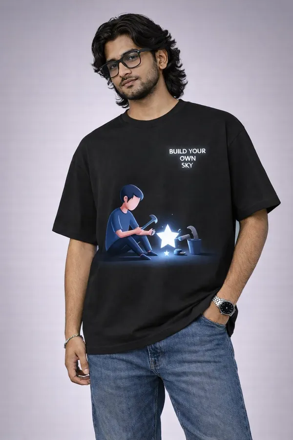 Black_Graphic_Print_Oversized_Fit_T-Shirt_For_Men