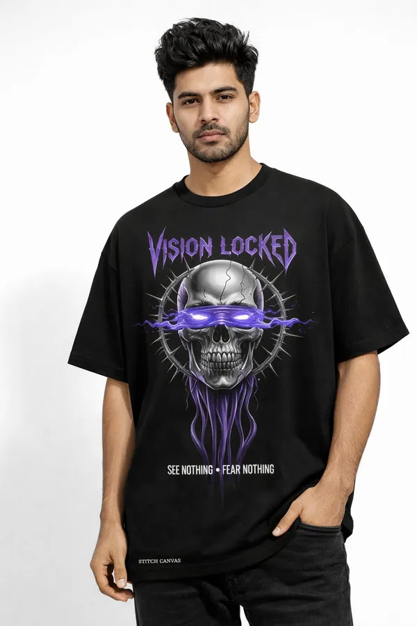 Black_Cotton_Vision_Locked_Graphic_Print_Oversized_T-Shirt_For_Men