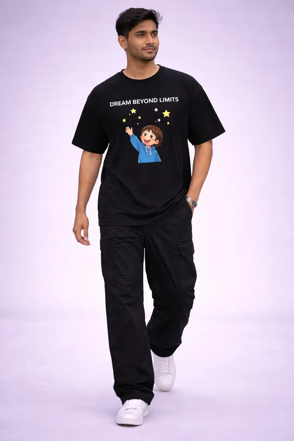 Black_Cotton_Dream_Beyond_Limits_Graphic_Print_Oversized_T-Shirt_For_Men