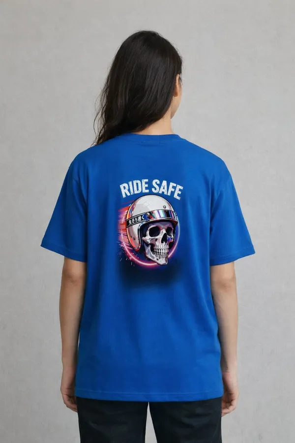Blue_Cotton_Graphic_Print_Oversized_T-Shirt_For_Women
