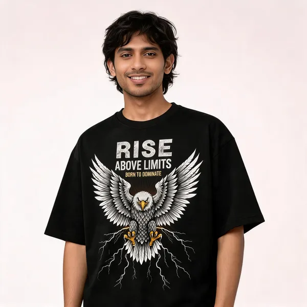 Black_Cotton_Oversized_Graphic_Print_T-Shirt_For_Men