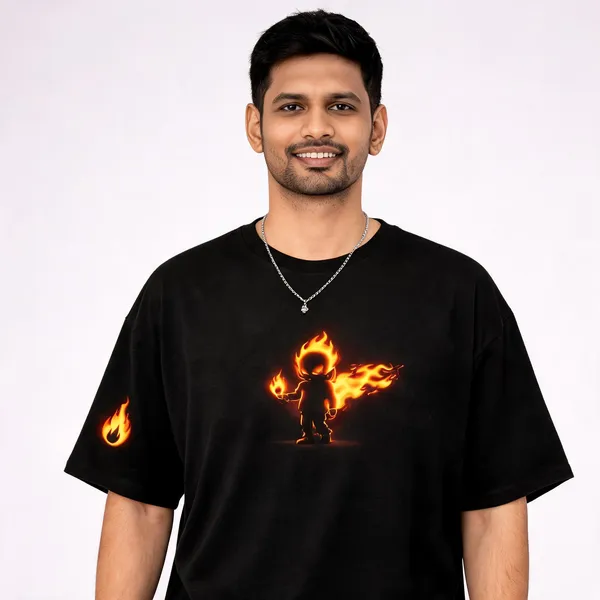 Black_Cotton_Oversized_Graphic_Print_T-Shirt_For_Men