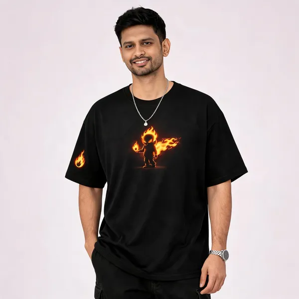 Black_Cotton_Oversized_Graphic_Print_T-Shirt_For_Men