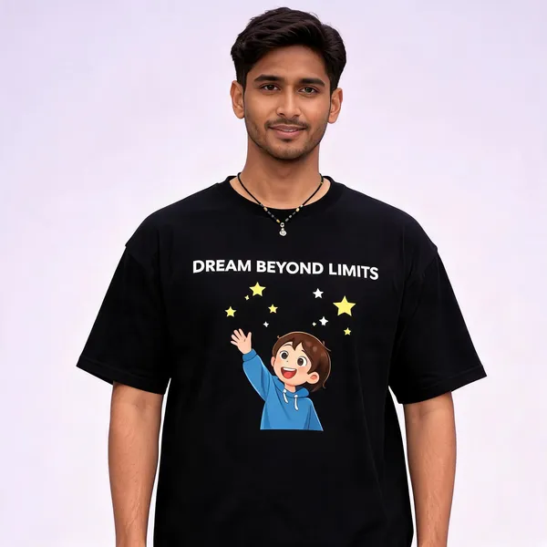 Black_Cotton_Dream_Beyond_Limits_Graphic_Print_Oversized_T-Shirt_For_Men