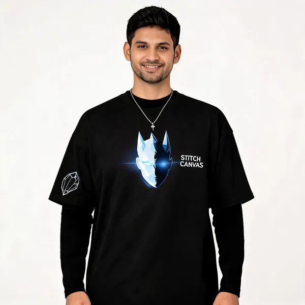 Black_Cotton_Oversized_Graphic_Print_T-Shirt_For_Men