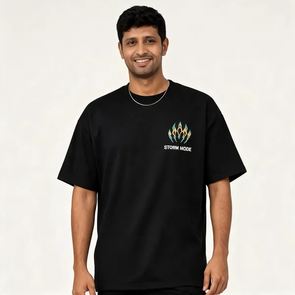 Black_Cotton_Oversized_Graphic_Print_T-Shirt_For_Men
