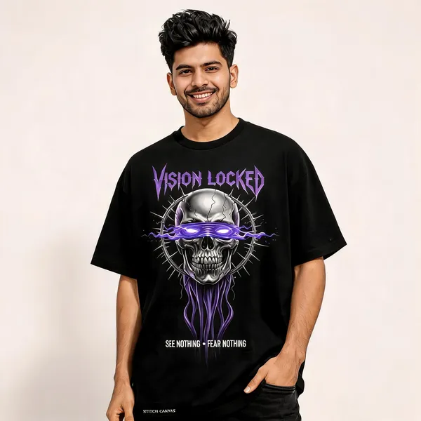 Black_Cotton_Vision_Locked_Graphic_Print_Oversized_T-Shirt_For_Men