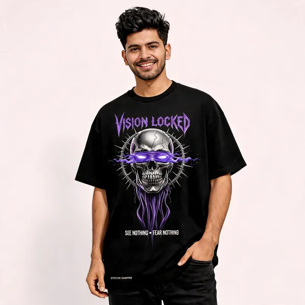 Black_Cotton_Vision_Locked_Graphic_Print_Oversized_T-Shirt_For_Men
