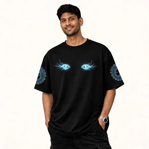 Black_Cotton_Oversized_Graphic_Print_T-Shirt_For_Men