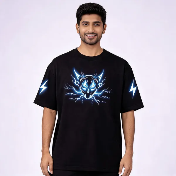 Black_Cotton_Oversized_Graphic_Print_T-Shirt_For_Men