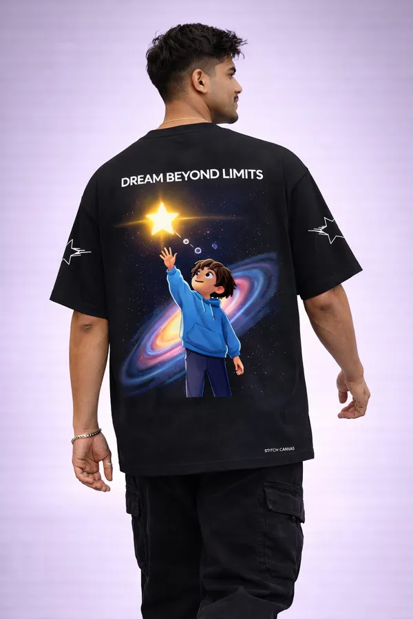 Black_Cotton_Dream_Beyond_Limits_Graphic_Print_Oversized_T-Shirt_For_Men