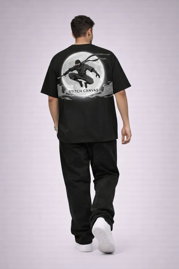 Black_Cotton_Graphic_Print_Oversized_T-Shirt_For_Men