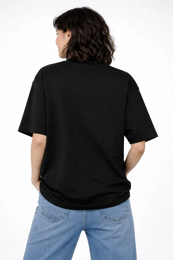 Black_Cotton_Oversized_Graphic_Print_T-Shirt_For_Women