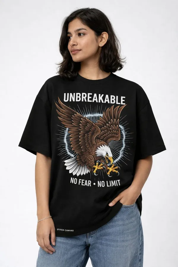 Black_Cotton_Oversized_Graphic_Print_T-Shirt_For_Women